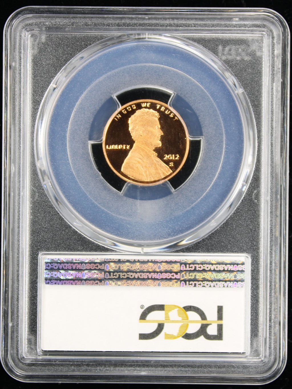2012-S Proof Lincoln Cent 1c PCGS PR69 Rd RED Deep Cameo Lincoln Shield