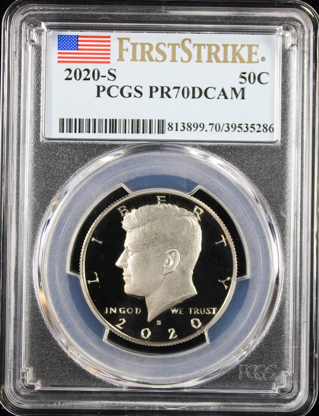2020-S Kennedy Half Dollar 50c PCGS PR70DCAM First Strike