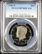 1983-S Kennedy Half Dollar 50c PCGS PR70DCAM