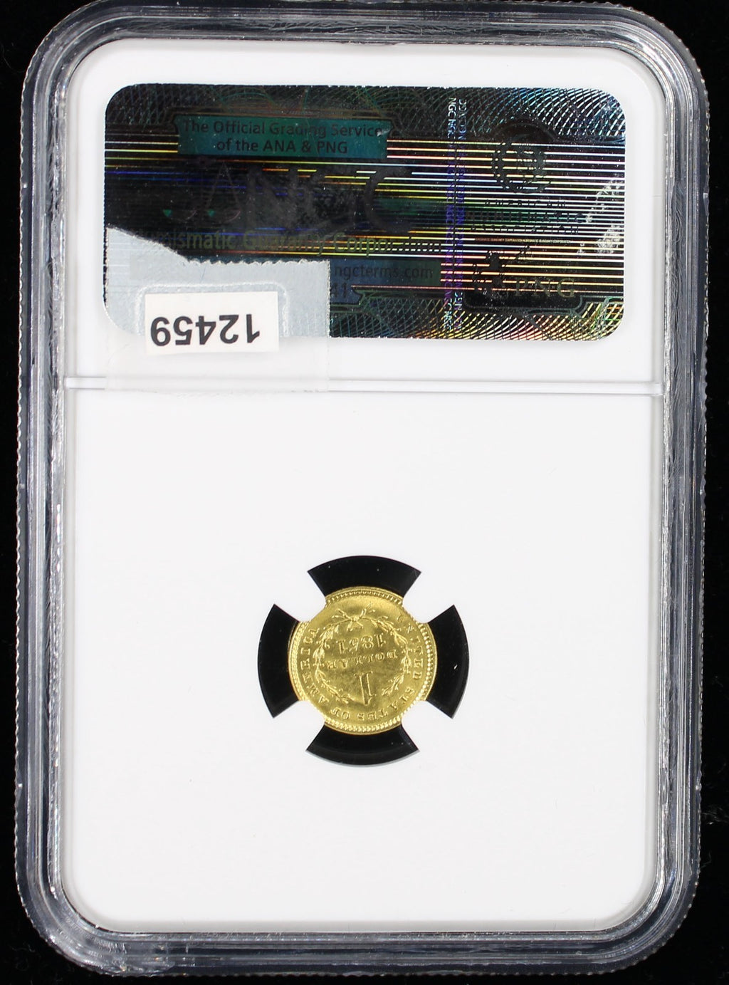 1851 $1 Gold Type 1 NGC MS64