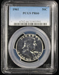 1961 Franklin Proof Half Dollar 50c PCGS PR66