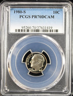 1980-S 10c PCGS PR70DCAM