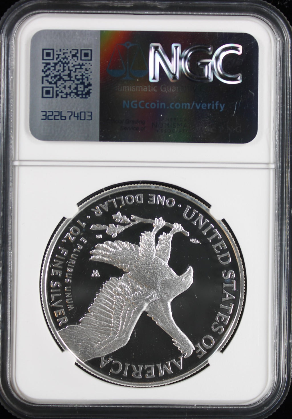 2025-W Silver Eagle NGC PF70UCAM Guadioso Signed Advance Releases