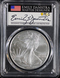 2024 Silver Eagle PCGS MS70 Damstra Signed First Day of Issue