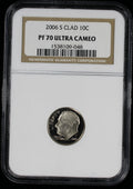 2006-S Proof Roosevelt Dime 10c NGC PF70 UCAM Ultra Cameo