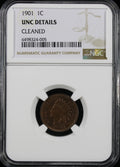 1901 1c NGC UNC Details