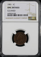 1901 1c NGC UNC Details