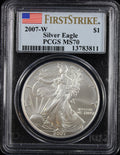 2007-W Silver Eagle PCGS MS70 First Strike