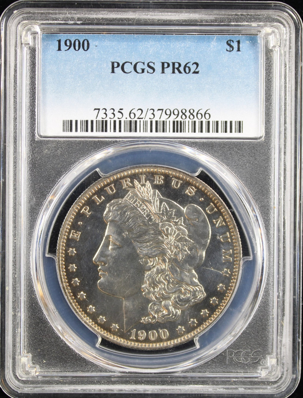 1900 $1 Morgan PCGS PR62