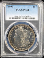 1900 $1 Morgan PCGS PR62