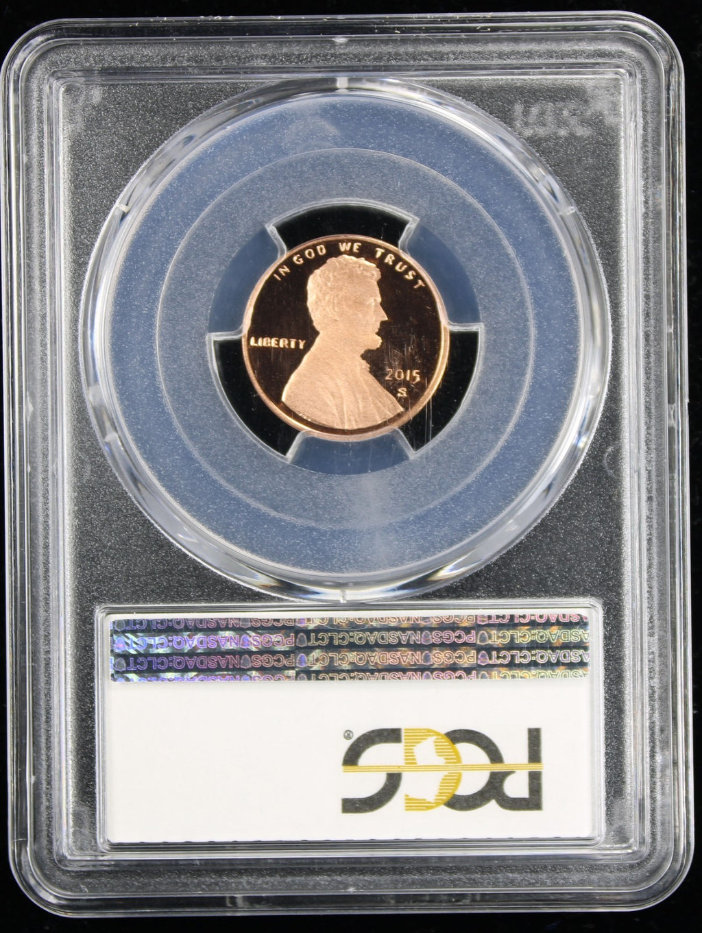 2015-S Proof Lincoln Cent 1c PCGS PR69 Rd RED Deep Cameo Lincoln Shield