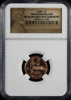 2009 Lincoln Cent 1c NGC MS66 RD Professional Life