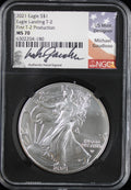 2021 Silver Eagle NGC MS70 Mercanti Signed Type 2