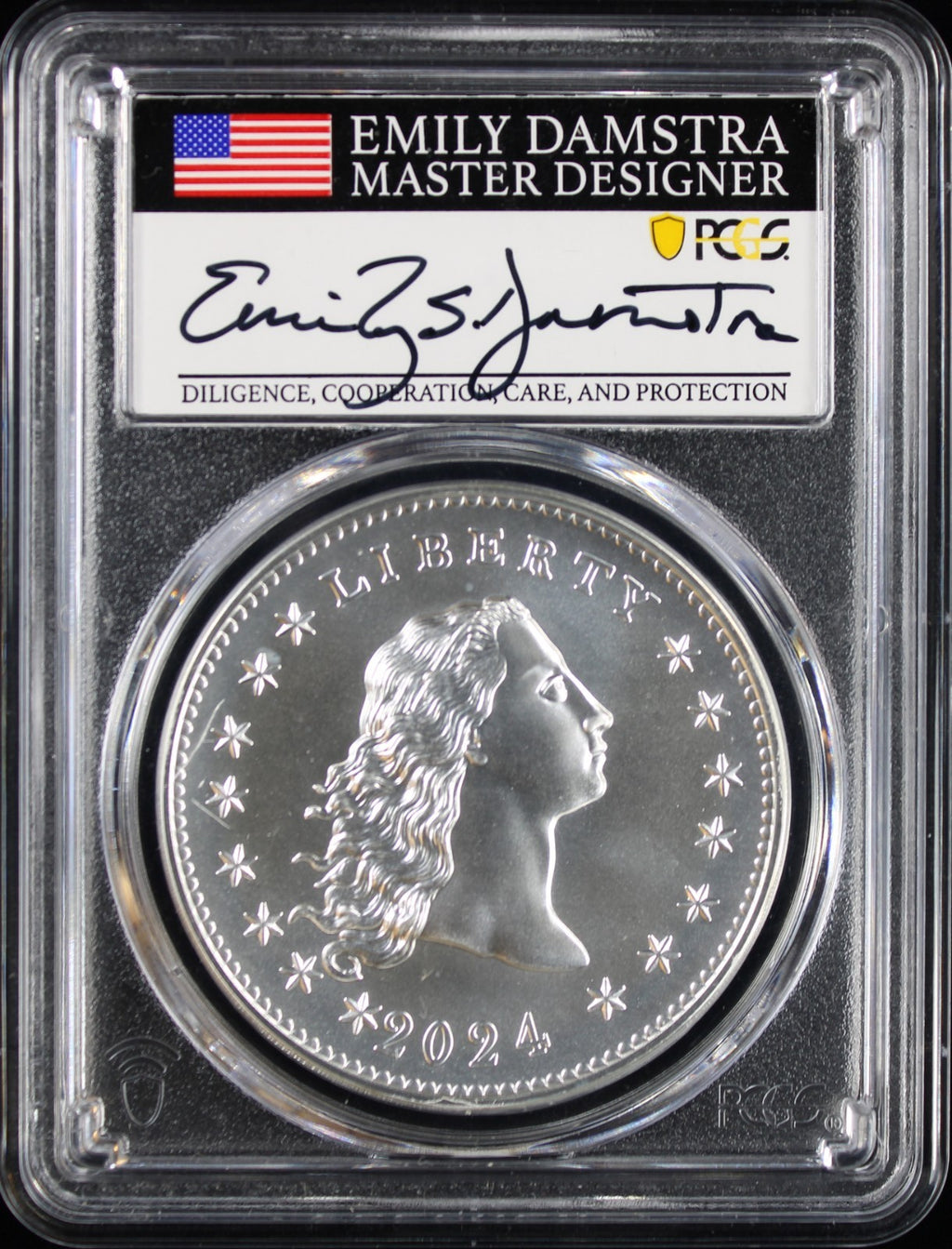 2024 Flowing Hair Medal 230th Anniversary PCGS MS70 Advanced Release