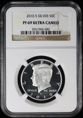 2010-S Kennedy Proof Half Dollar 50c NGC PF 69 Ultra Cameo