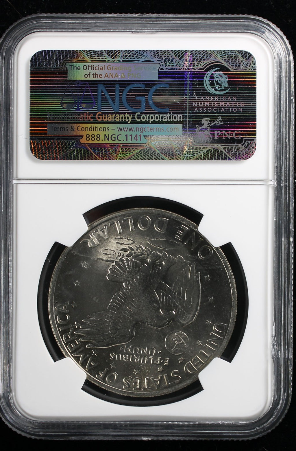 1971-D Eisenhower Clad Dollar $1 NGC MS66