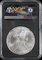 2022 Silver Eagle NGC MS70 Guadioso Signed First Day of Issue
